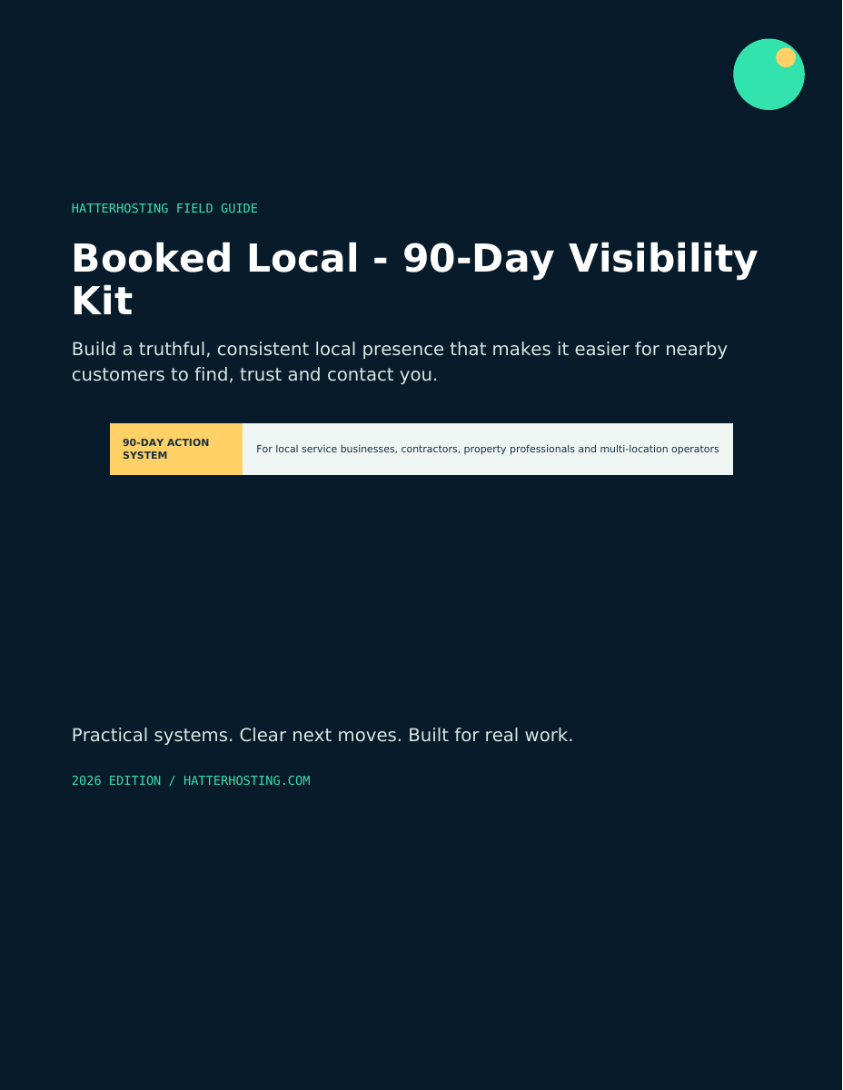 Booked Local workbook cover