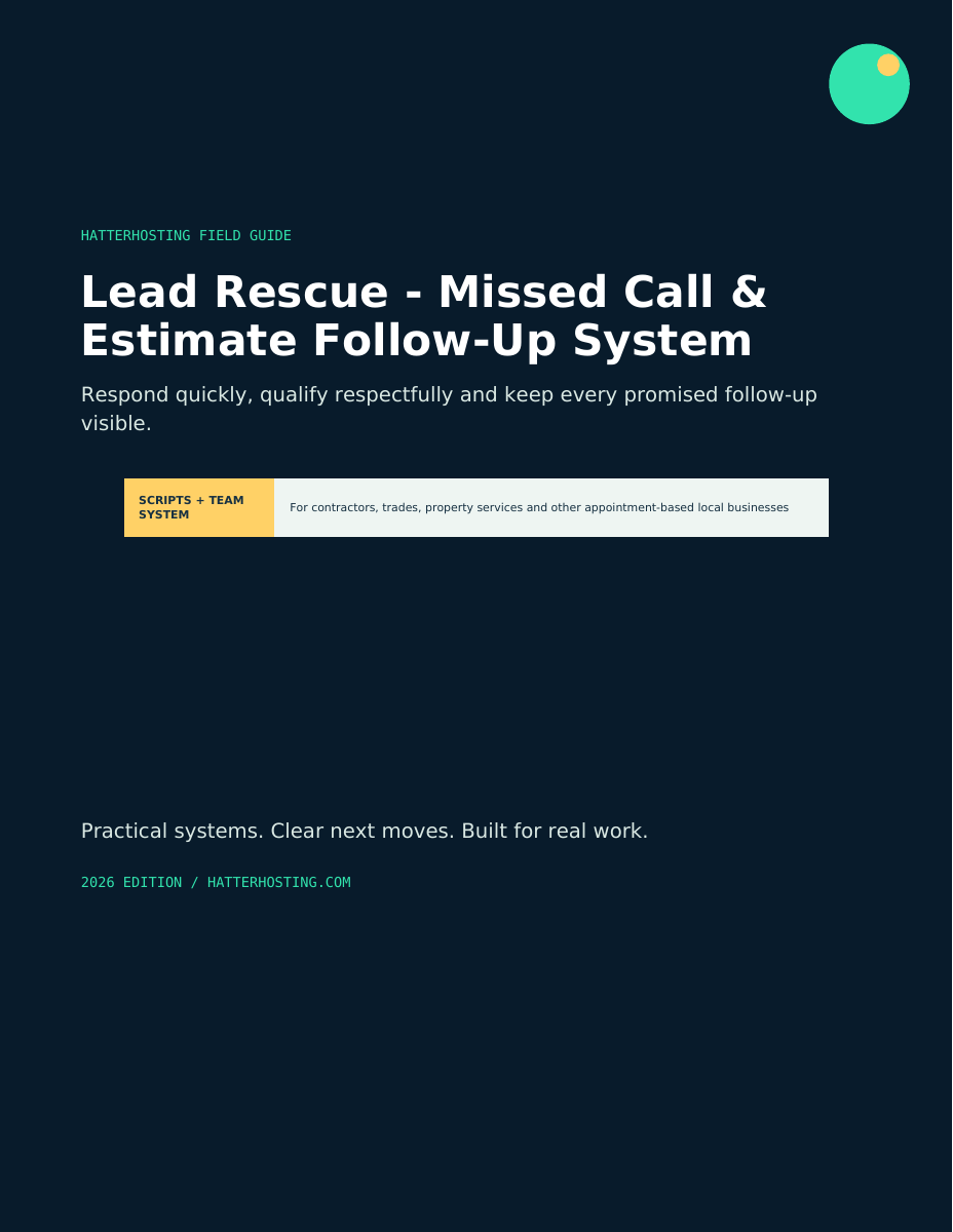 Lead Rescue workbook cover